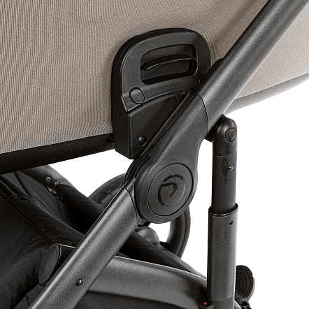 ROAN Коляска 2 в1 Bass Next   короб + прогулка Hazel/Black/руч.Black(2 места)