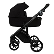 ROAN Коляска 2 в1 Bass Next  короб + прогулка Caviar Black/Black/руч.Black(2 места)