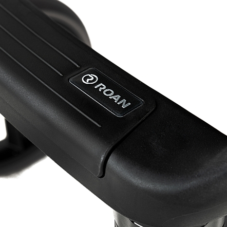 ROAN Коляска 2 в1 Sol Luxury короб + прогулка Caviar Black/Nickel/руч.Black/к.Black(2 места)