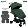 PITUSO коляска детская PERA (прогулочная)Army green/рама carbon/PU(блок колес)