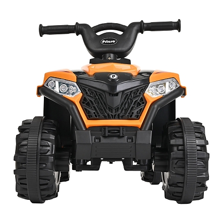 **PITUSO Электроквадроцикл, 116-NEW 6V/4.5Ah,20W*1,колеса пласт,свет,муз,68*43, Orange/Оранжевый
