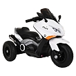 **PITUSO Электромотоцикл 9188, 6V/4,5Ah*2, возд.колеса, 109*54*72см, White / Белый