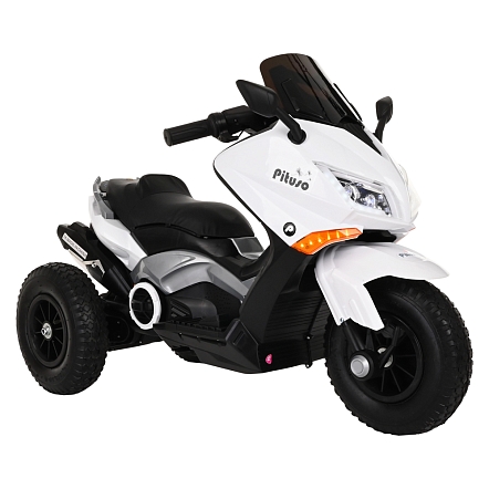 **PITUSO Электромотоцикл 9188, 6V/4,5Ah*2, возд.колеса, 109*54*72см, White / Белый
