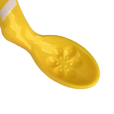PITUSO Ложка с изгибом анатомическая 2 шт Orange/Yellow (Оранжевый+Желтый) (уп/24шт)