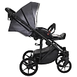 PITUSO Коляска 2 в1 Luna Luxury короб+прогулка Кожа/Silver Dark Grey