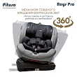 Pituso Удерживающее устройство для детей 0-36 кг Roys Grey, Black Inlay /Серый,Черный вкладыш