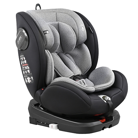 Pituso Удерживающее устройство для детей 0-36 кг Roys Black, Dark grey Inlay/Черный, Темно-сер вклад