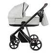 ROAN Коляска 2 в1 Sol Luxury короб + прогулка Pixel/Light/Nickel/руч.Cappuccino/к.Cappuccin(2 места)