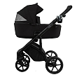 ROAN Коляска 2 в1 Bass Next  короб + прогулка Caviar Black/Black/руч.Black(2 места)