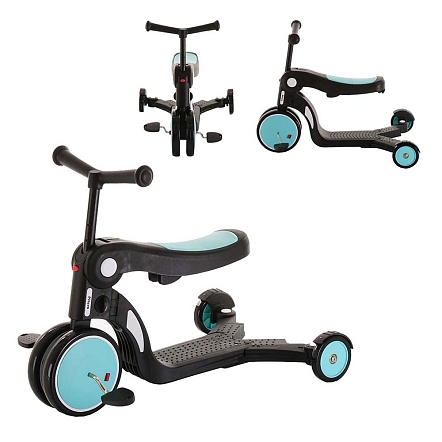 PITUSO Самокат трехколесный HD-200, 5 в 1 Blue/Голубой