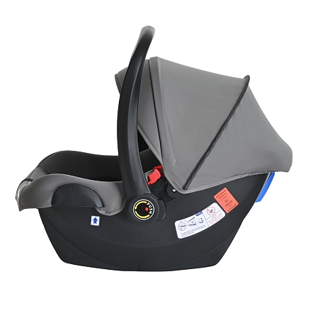 Pituso Удерживающее устройство для детей 0-13 кг Santiso Grey Black /Серо-черный (6шт/уп)