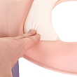 PITUSO Сиденье для унитаза с лесенкой и ручками (2 ступени) Pink/Розовый, 41,5*45*54 см (уп/6 шт)