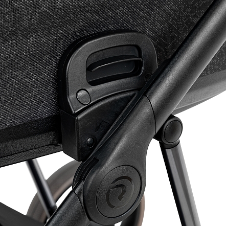 ROAN Коляска 2 в1 Sol Luxury короб + прогулка Pixel/Dark/Nickel/руч.Cappuccino/к.Cappuccino(2 места)