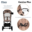 PITUSO Коляска детская CAMINO+(прогулочная),Cream Beige/чехол на ножки