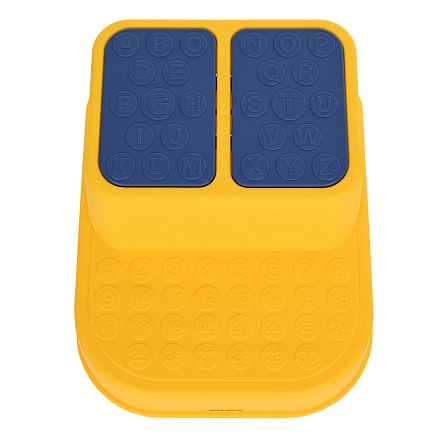 PITUSO Подставка для ног 2-ступенчатая антискользящая Yellow/Желтая,33*36*25 см,п/пакет (уп/20 шт)