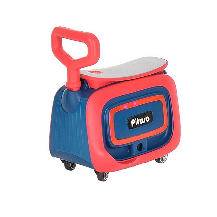 PITUSO Самокат трехколесный HD-8814B, 3в1 Red/Красный (2 места)