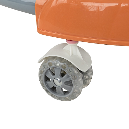 BAMBOLA Ходунки Elephant (круглые) (6 силик.кол,игр.,муз) 7 шт/уп (64*64*56) Caramel/Карамельный