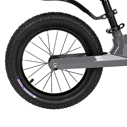 PITUSO Беговел Ritmo, Magnesium, колеса AIR 14", заднее крыло  Grey/Серый