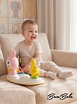 BAMBOLA Ходунки Зайчик (круглые)(6 силик.кол,игр.,муз) 6 шт/уп (67*67*55) Soft Pink/Нежно-розовый