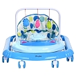 **BAMBOLA Ходунки Считалка (8 пласт.колес,игрушки,муз) 7 шт/уп (67*55*67) Blue/Голубой