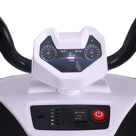 *PITUSO Электроквадроцикл S601,6V/4.5Ah*2,40W*2,кол. EVA,MP3,кож.сид.,амортиз,86*56*66см,Белый