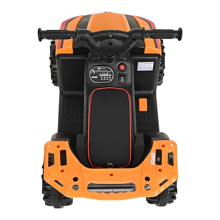 **PITUSO Электроквадроцикл, 116-NEW 6V/4.5Ah,20W*1,колеса пласт,свет,муз,68*43, Orange/Оранжевый