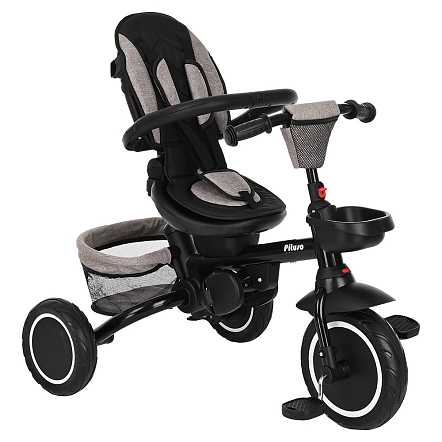 PITUSO Велосипед трехколесный Elite Plus Beige/Бежевый, 10"/8"