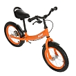 PITUSO Беговел Pulsar, колеса AIR 14", тормоз, подножка,Orange matt/Оранжевый матовый 