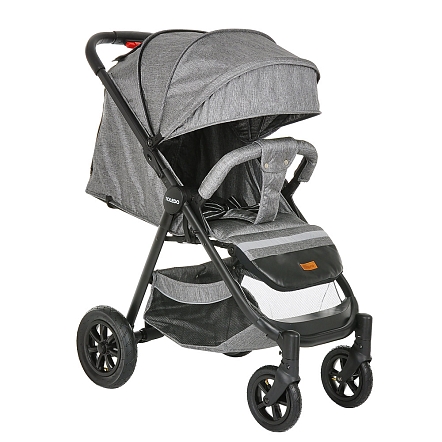 PITUSO Коляска детская TOLEDO (прогулочная), Grey Metallic/Серый металлик/чехол на ножки/AIR