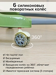 BAMBOLA Ходунки Froggy (круглые) (6 силик.кол,игр.,муз) 7 шт/уп (64*64*56) Green/Зеленый