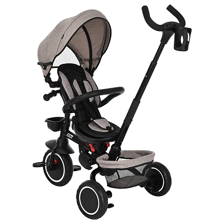 PITUSO Велосипед трехколесный Elite Plus Beige/Бежевый, 10"/8"