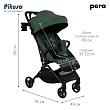 PITUSO коляска детская PERA (прогулочная)Army green/рама carbon/PU(блок колес)