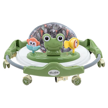 BAMBOLA Ходунки Froggy (круглые) (6 силик.кол,игр.,муз) 7 шт/уп (64*64*56) Green/Зеленый