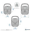Maxi-Cosi Удерживающее устройство для детей 0-13 кг CabrioFix i-size Essential green/зеленый  2шт/кор