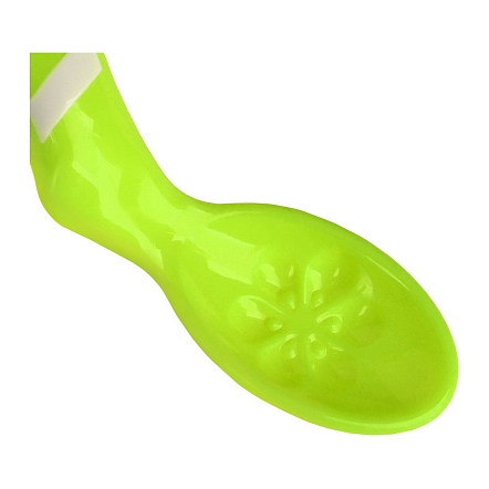 PITUSO Ложка с изгибом анатомическая 2 шт Green/Pink (Зеленый+Розовый) (уп/24шт)