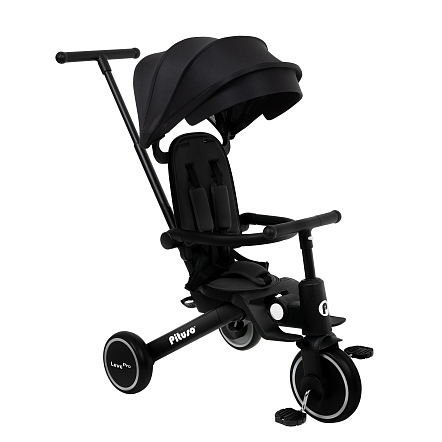 PITUSO Велосипед трехколесный Leve Pro, складной, разм. упак. 66х34х31 см, Black/Черный