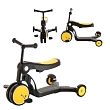 PITUSO Самокат трехколесный HD-200, 5 в 1 Yellow/Желтый