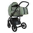ROAN Коляска 2 в1 Bass Next короб + прогулка Sage Green/Black/руч.Black(2 места)