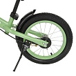 PITUSO Беговел Pulsar, колеса AIR 14", тормоз, подножка,Green matt/Зеленый матовый 