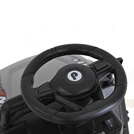 **PITUSO Электроквадроцикл 015B 6V/4.5Ah,20W*1,колеса пласт,свет,муз,68*40*50см,Grey/Серый