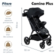 PITUSO Коляска детская CAMINO+(прогулочная),Black/чехол на ножки