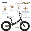 PITUSO Беговел Pulsar, колеса AIR 14", тормоз, подножка,Black matt/Черный матовый 