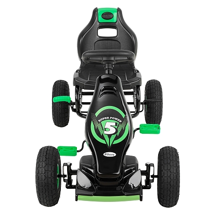 PITUSO Педальный картинг G18 (121*61*63), надувные колеса,Зеленый/Green