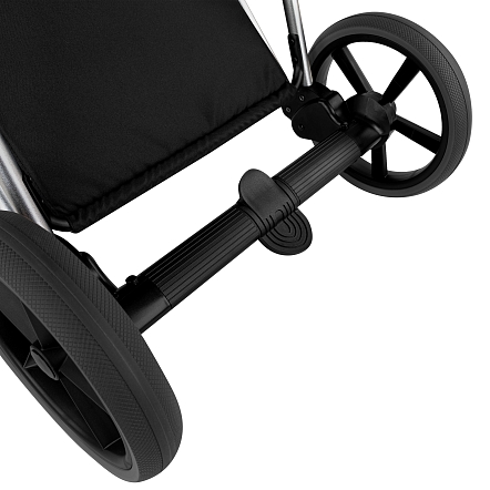 ROAN Коляска 2 в1 Sol Luxury короб + прогулка Caviar Black/Nickel/руч.Black/к.Black(2 места)
