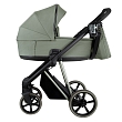 ROAN Коляска 2 в1 Sol Luxury короб + прогулка Sage Green/Sage/руч.Black/к.Sage(2 места)