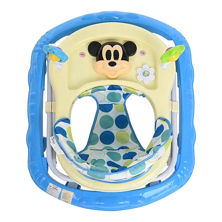 **BAMBOLA Ходунки Микки (8 пласт.колес,игрушки,муз) 7 шт/уп (67*55*57) Blue/Голубой