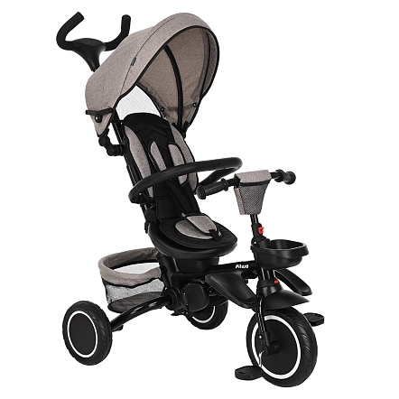 PITUSO Велосипед трехколесный Elite Plus Beige/Бежевый, 10"/8"