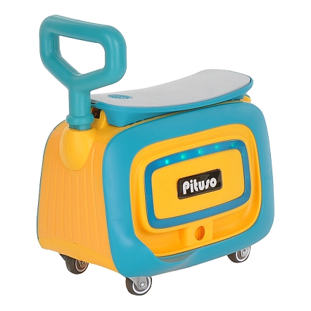 PITUSO Самокат трехколесный HD-8814B, 3в1 Blue/Синий (2 места)