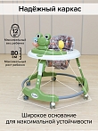 BAMBOLA Ходунки Froggy (круглые) (6 силик.кол,игр.,муз) 7 шт/уп (64*64*56) Green/Зеленый