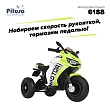 PITUSO Электромотоцикл 6188, 6V/4,5Ah*2, возд.колеса, 105*53*70см, Green / Зеленый